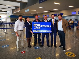 Abruzzo Airport, dal 2001 a oggi otto milioni di passeggeri con Ryanair